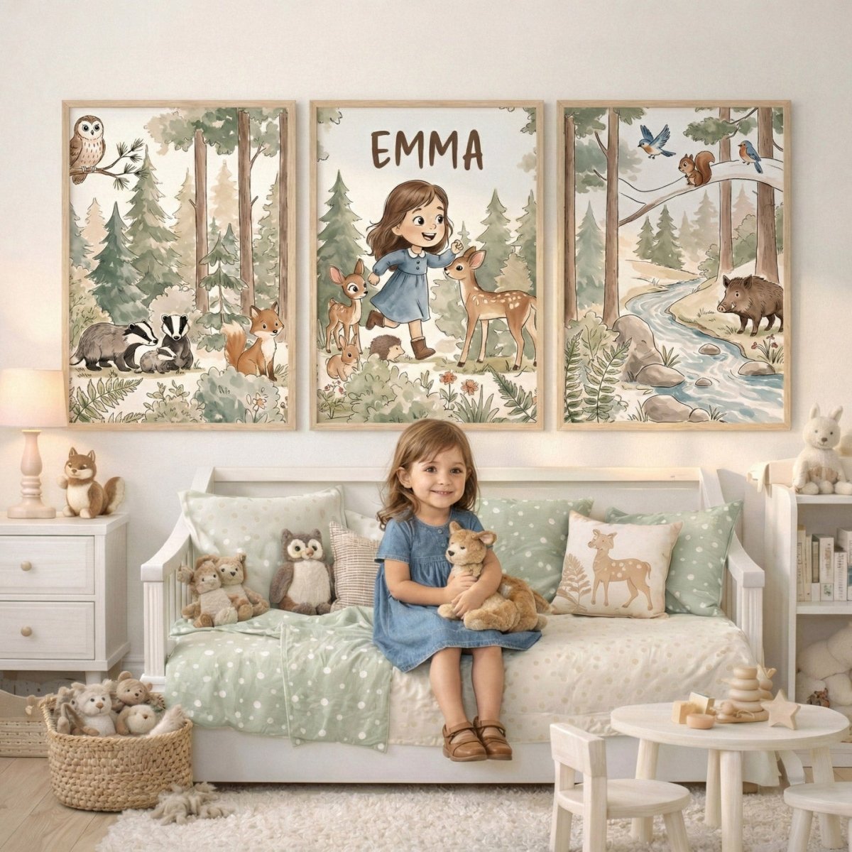 Little Woodland – Custom Poster Set