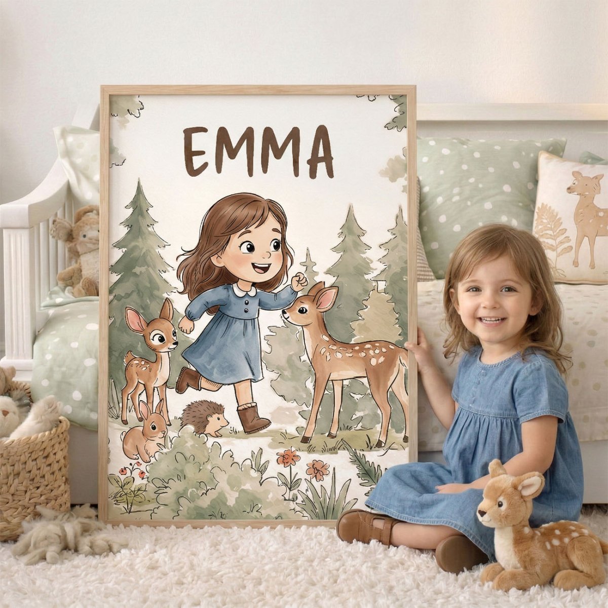 Little Woodland – Custom Poster Set - Tiny Lines