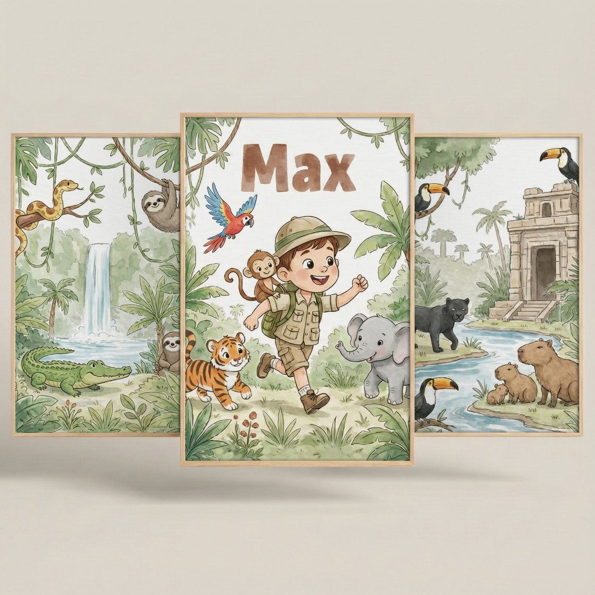 Jungle Adventure – Custom Poster Set